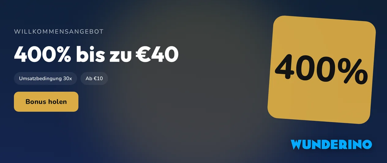 Willkommensbonus sichern